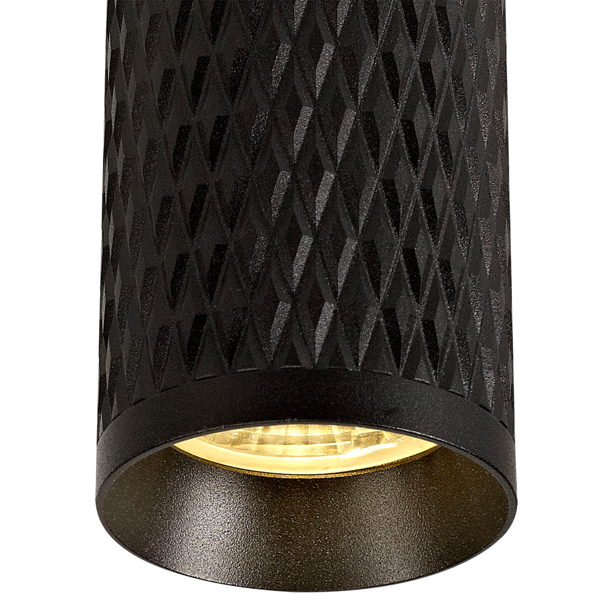 SAD8108 Sadal 20cm Surface Mounted Ceiling Light 1 Light in a Sand Black Finish