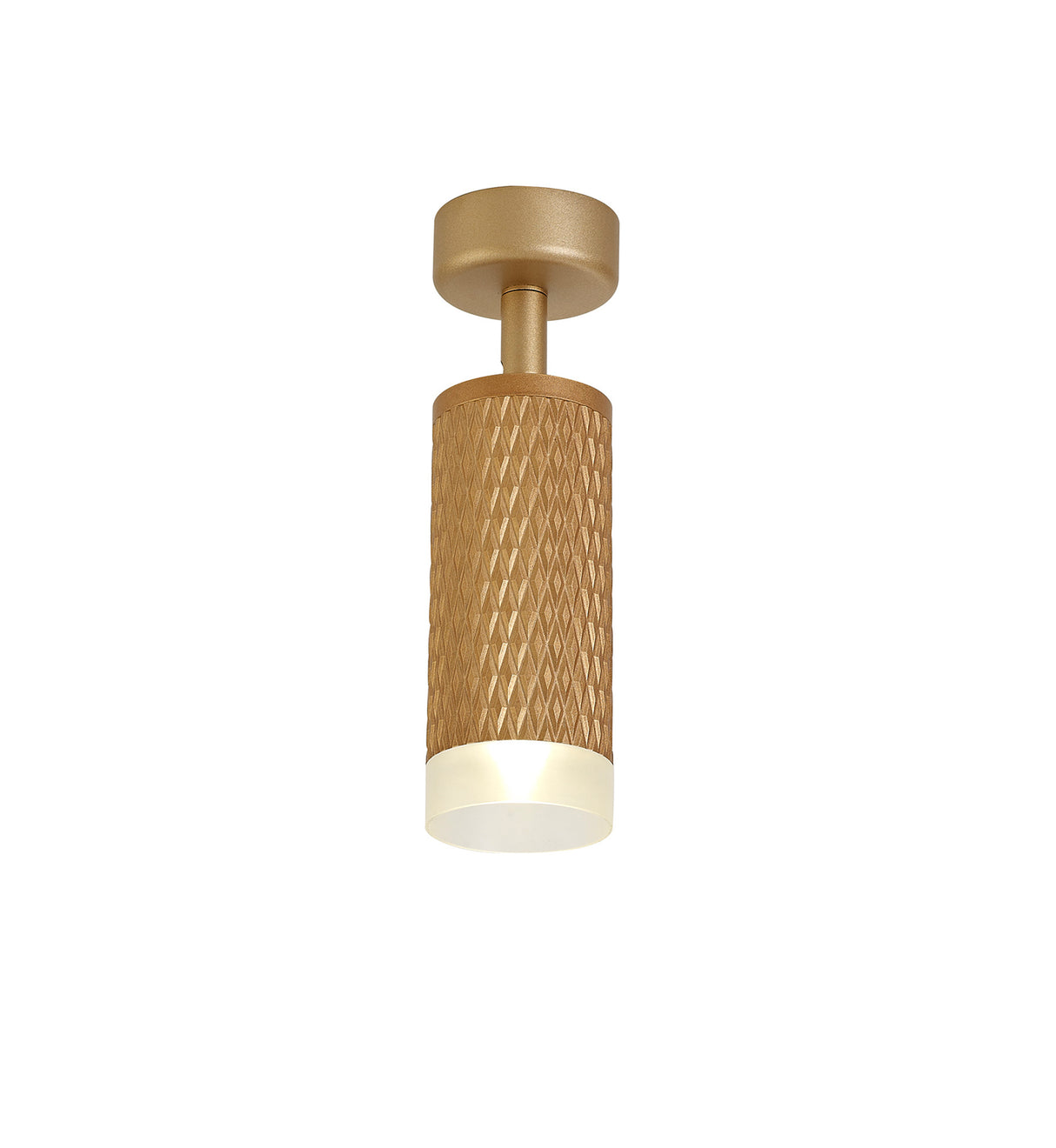 SAD8208 Sadal Surface Mounted Spot Light 1 Light in a Champagne Gold Finish