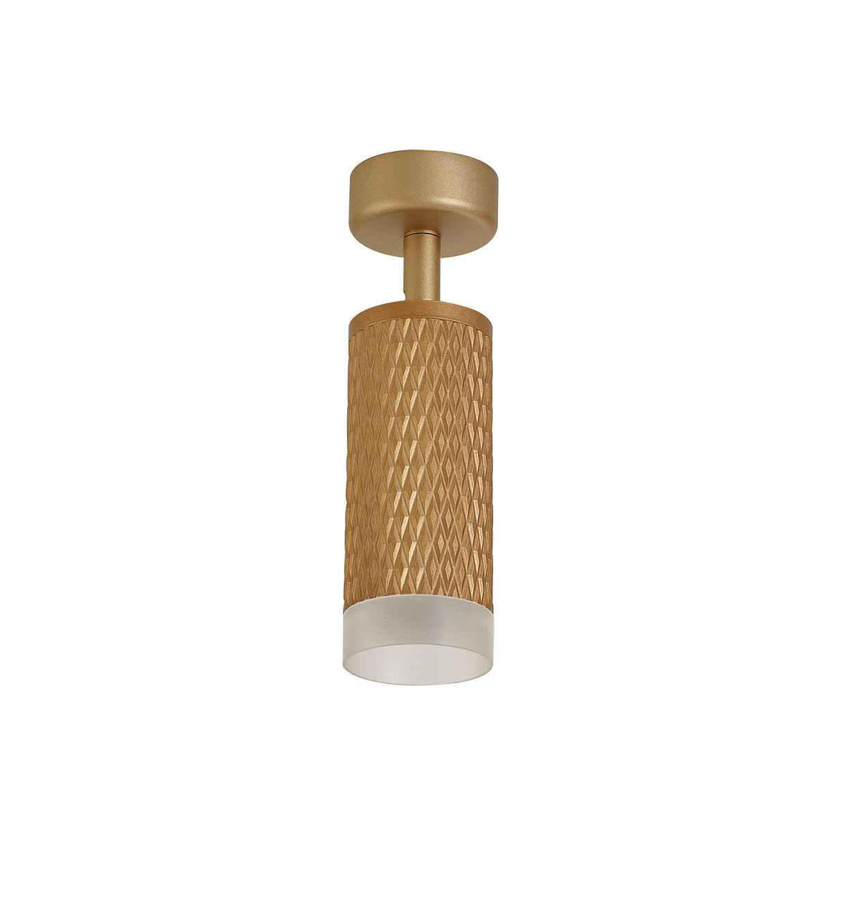 SAD8208 Sadal Surface Mounted Spot Light 1 Light in a Champagne Gold Finish