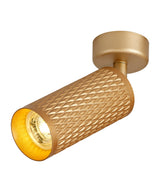 SAD8208 Sadal Surface Mounted Spot Light 1 Light in a Champagne Gold Finish