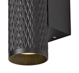 SAD8308 Sadal Wall Lamp 2 Light in a Sand Black Finish