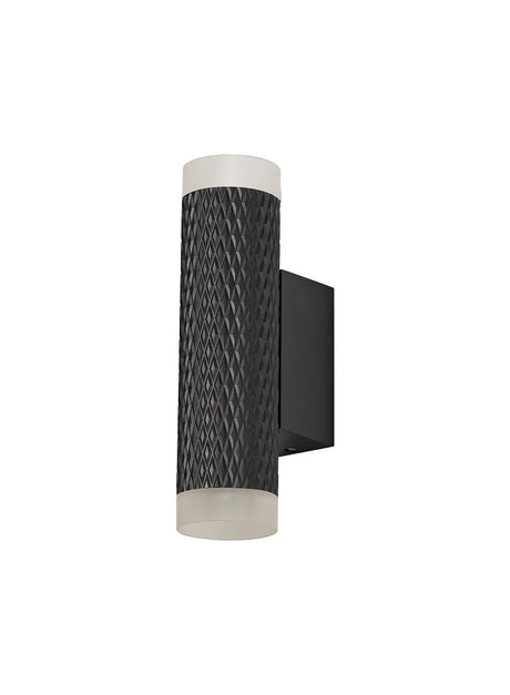 SAD8308 Sadal Wall Lamp 2 Light in a Sand Black Finish