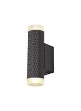 SAD8308 Sadal Wall Lamp 2 Light in a Sand Black Finish