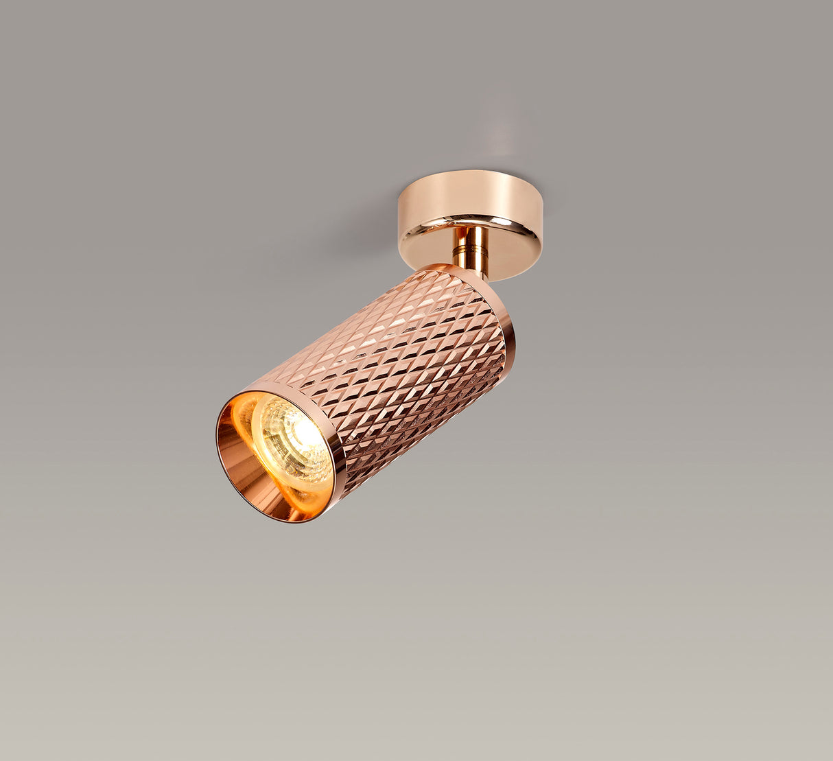 SAD9208 Sadal Surface Mounted Spot Light 1 Light in a Rose Gold Finish