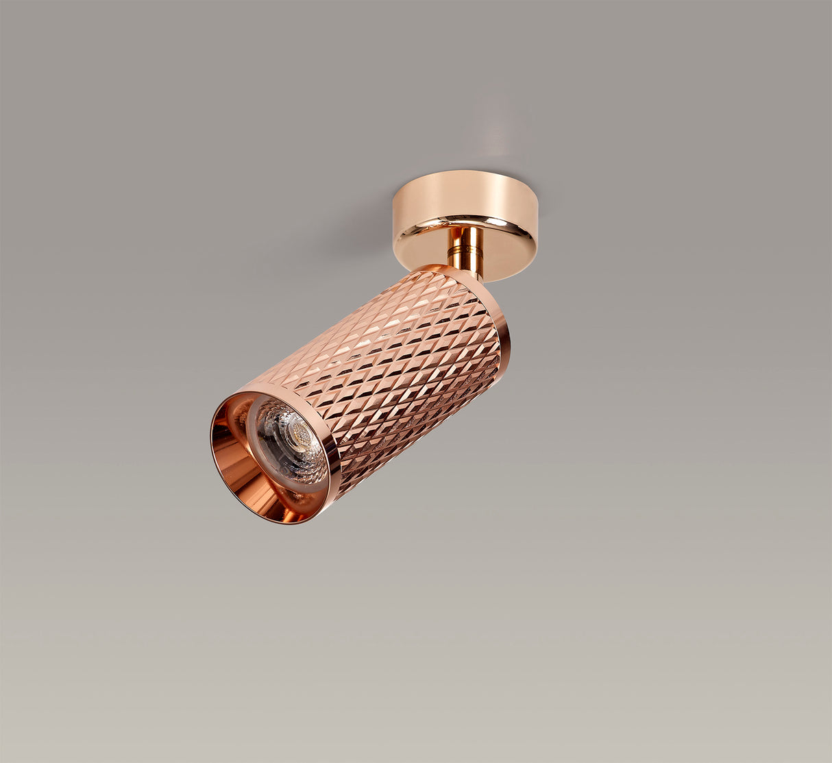 SAD9208 Sadal Surface Mounted Spot Light 1 Light in a Rose Gold Finish