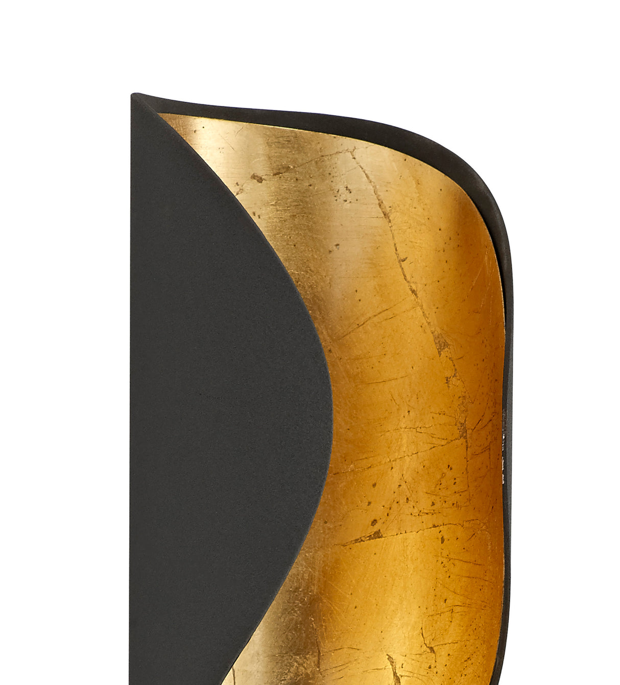 SAI6307 Saiph Wall Lamp 8W LED in a Anthracite/Gold Leaf/Frosted Finish