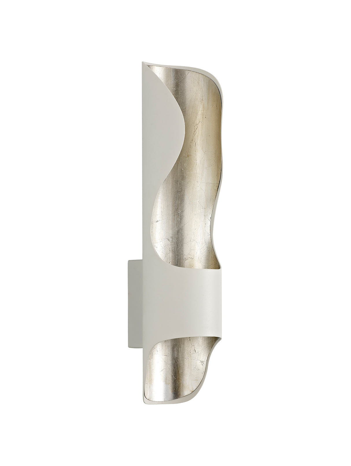 SAI7307 Saiph Wall Lamp 8W LED in a White/Silver/Frosted Finish