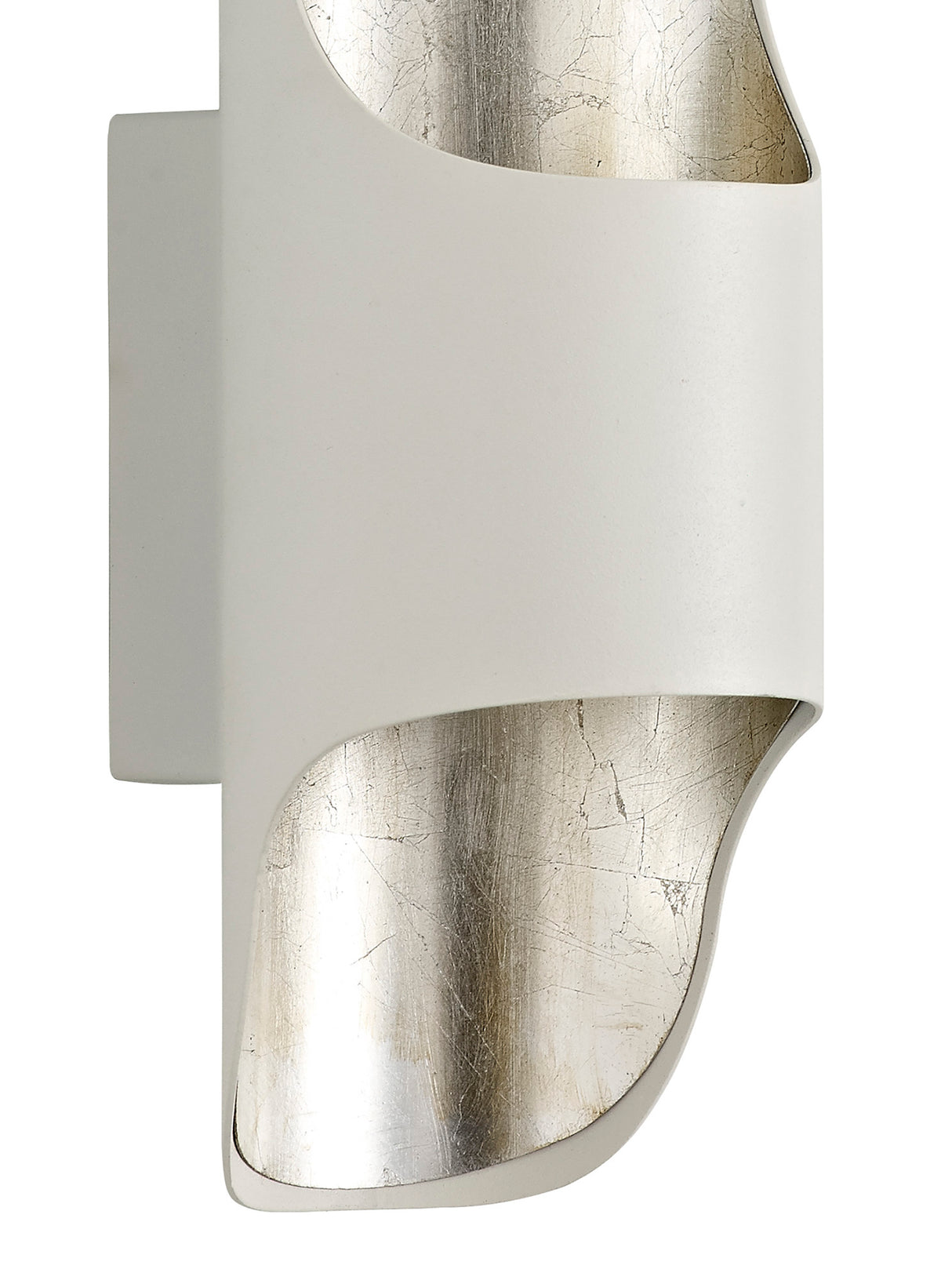 SAI7307 Saiph Wall Lamp 8W LED in a White/Silver/Frosted Finish