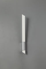 SAL0637 Salm Wall Lamp 8W LED in a Sand White/Chrome/Frosted Finish