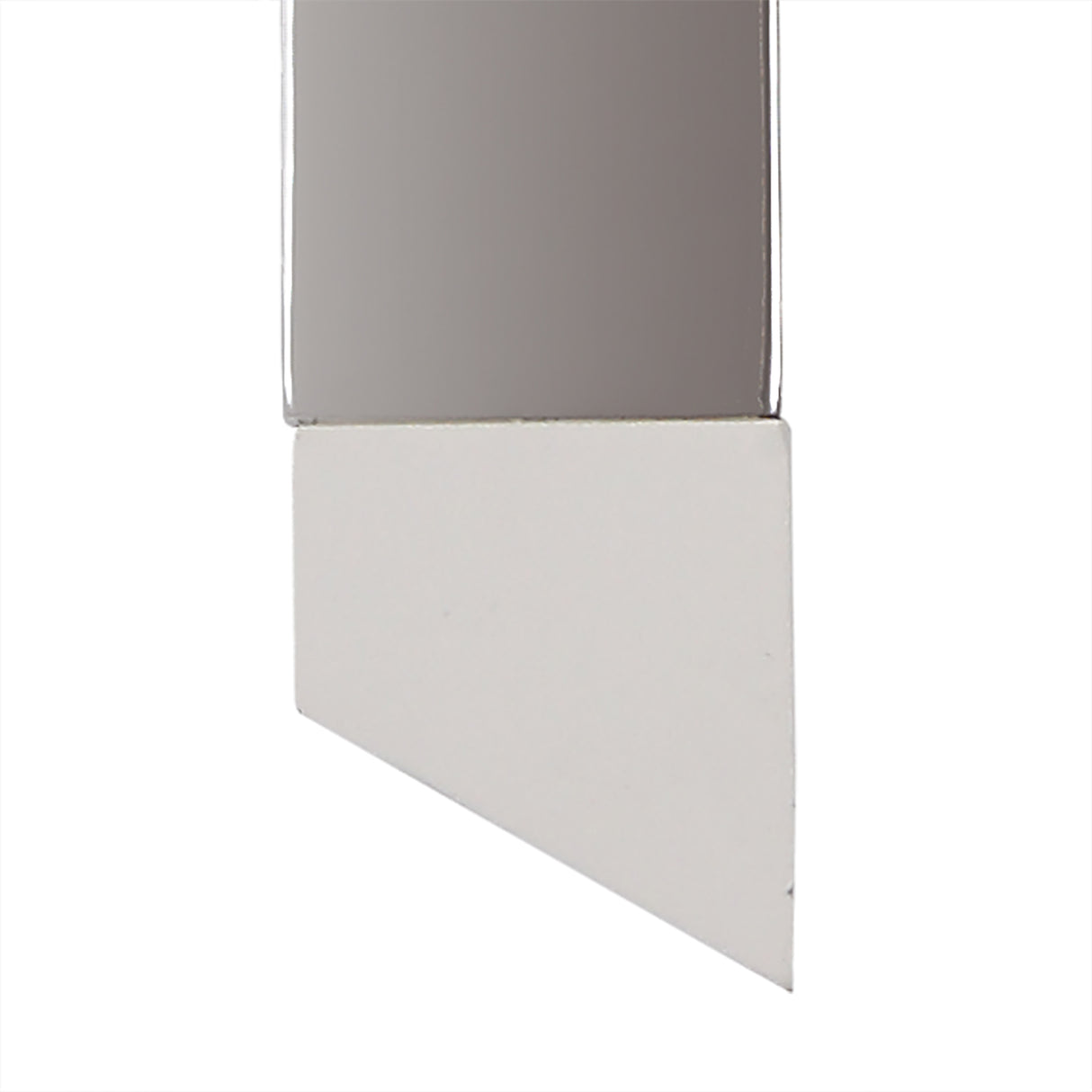 SAL0637 Salm Wall Lamp 8W LED in a Sand White/Chrome/Frosted Finish