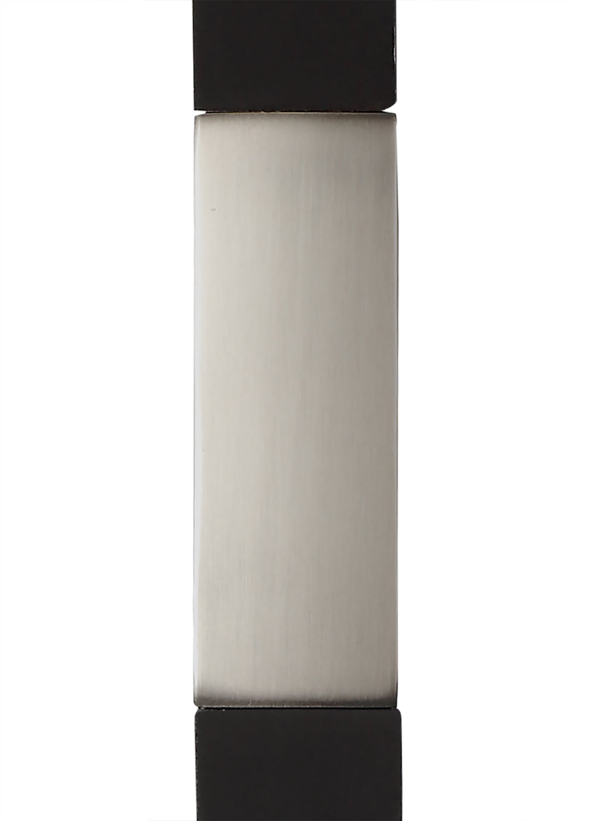 SAL1637 Salm Wall Lamp 8W LED in a Sand Black/Satin Nickel/Frosted Finish