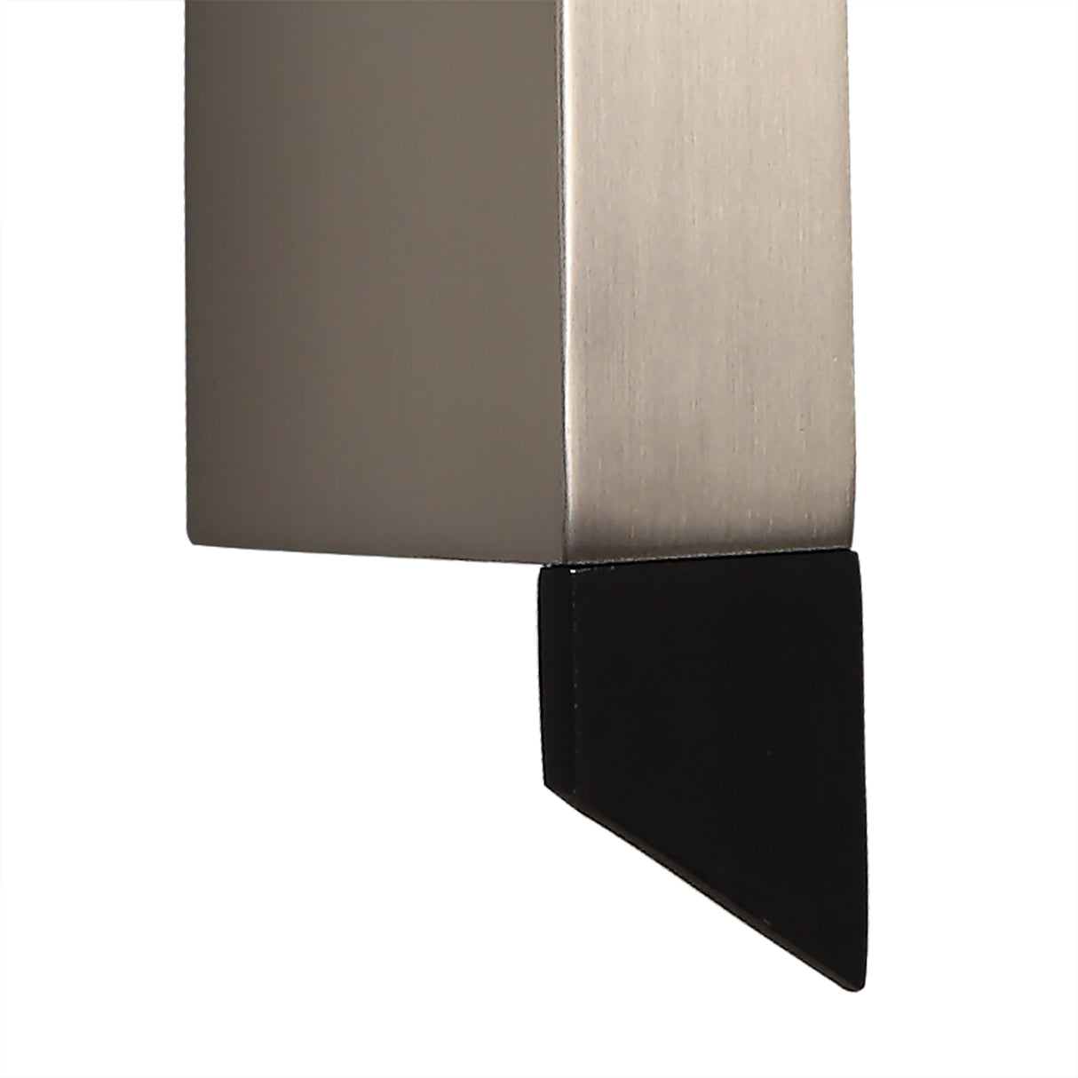 SAL1637 Salm Wall Lamp 8W LED in a Sand Black/Satin Nickel/Frosted Finish