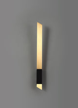 SAL2637 Salm Wall Lamp 8W LED in a Satin Gold/Sand Black/Frosted Finish