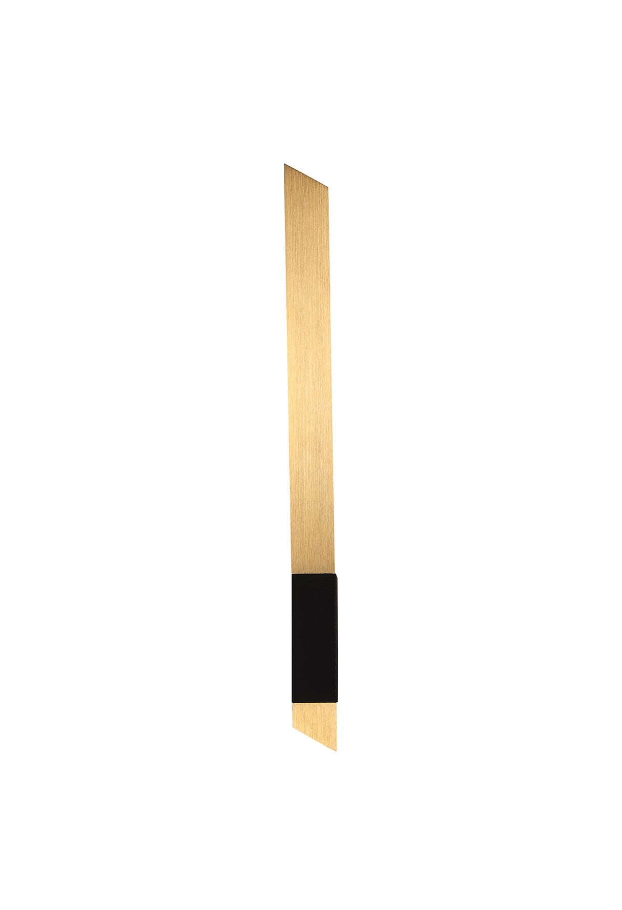 SAL2637 Salm Wall Lamp 8W LED in a Satin Gold/Sand Black/Frosted Finish