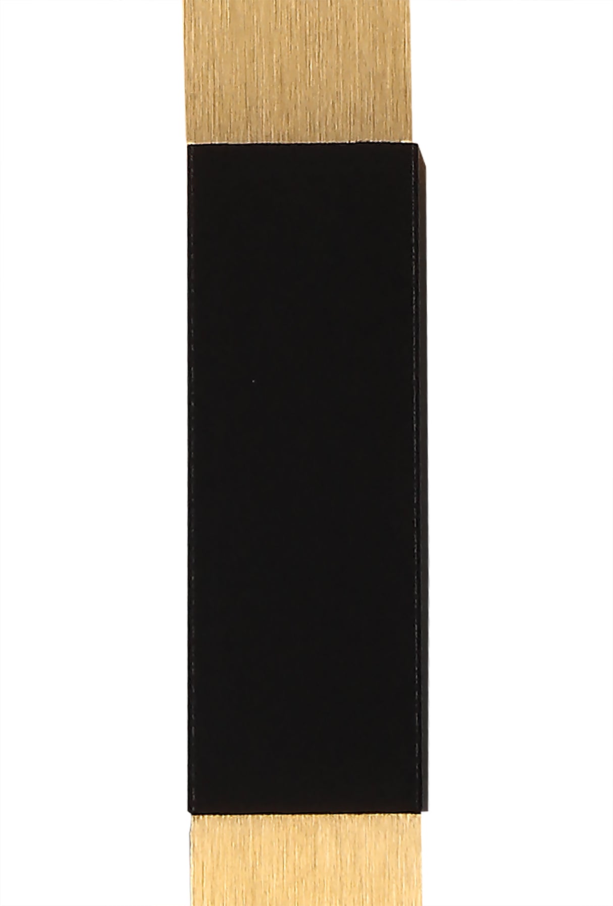 SAL2637 Salm Wall Lamp 8W LED in a Satin Gold/Sand Black/Frosted Finish