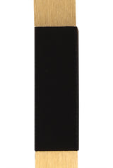 SAL2637 Salm Wall Lamp 8W LED in a Satin Gold/Sand Black/Frosted Finish