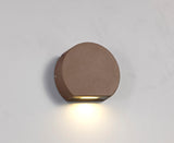 SAM9227 Samaya Wall Lamp 3W LED IP54 Indoor/Outdoor Use in a Dark Brown/Clear Finish