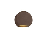 SAM9227 Samaya Wall Lamp 3W LED IP54 Indoor/Outdoor Use in a Dark Brown/Clear Finish