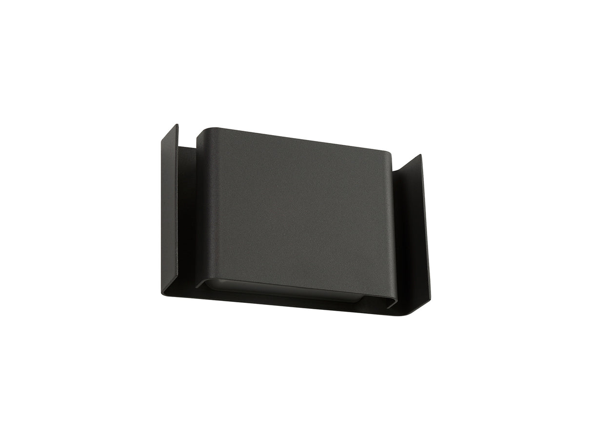 SAN5877 Sansuna Wall Lamp 12W LED IP54 Indoor/Outdoor Use in a Anthracite/Clear Finish