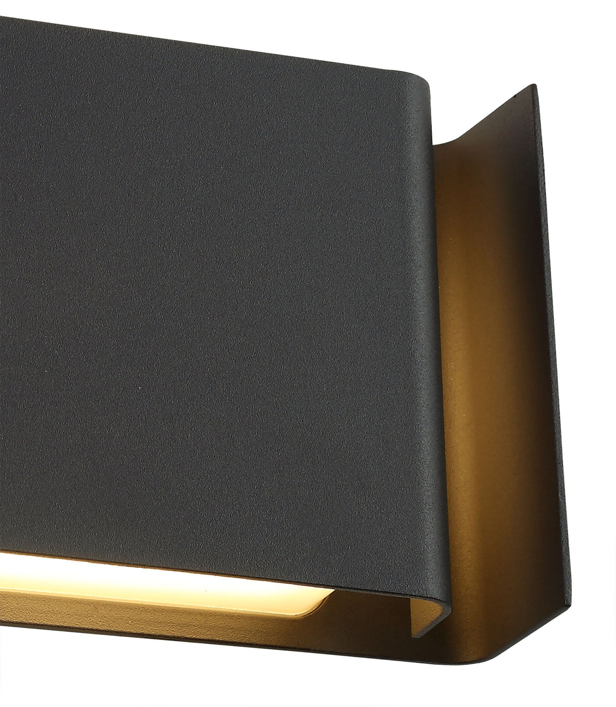 SAN5877 Sansuna Wall Lamp 12W LED IP54 Indoor/Outdoor Use in a Anthracite/Clear Finish