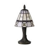 SAR0327 Sargas 30cm 1 Light Table Lamp in a Cream/Grey/Clear/Black/Gold Finish and Clear Crystal