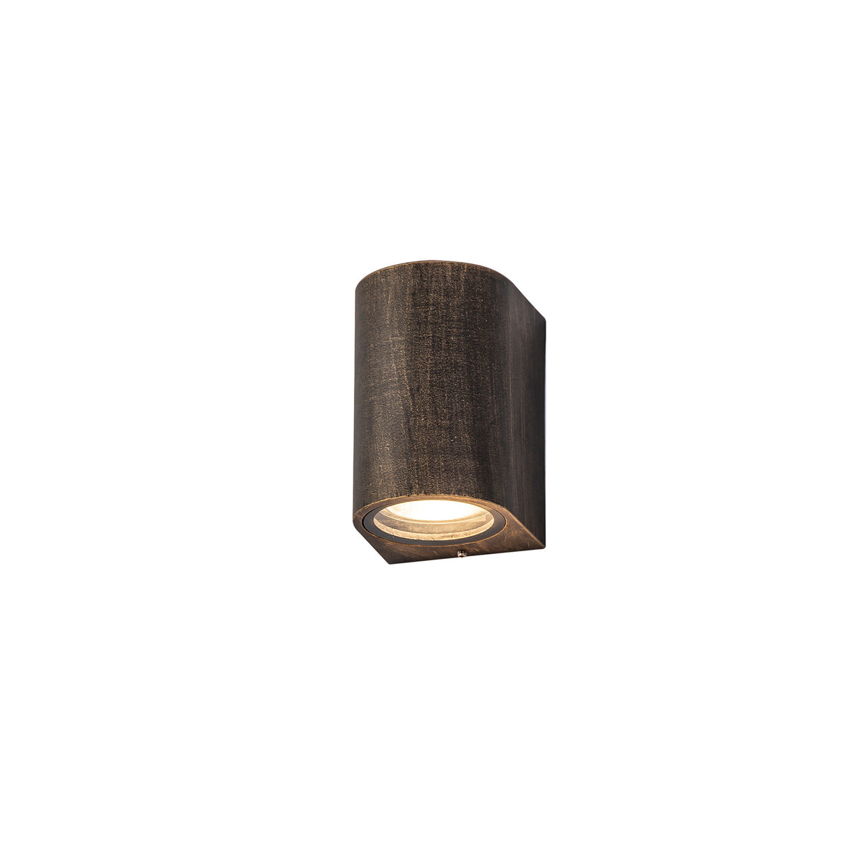 SHA1227 Shama Wall Lamp 1 Light Curved Outdoor IP54 in a Black/Gold/Clear Finish