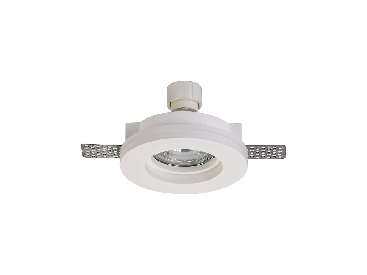 SKA0717 Skat Stepped Downlight Round 1 Light in a White Paintable Finish