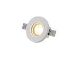 SKA0717 Skat Stepped Downlight Round 1 Light in a White Paintable Finish