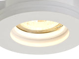 SKA0717 Skat Stepped Downlight Round 1 Light in a White Paintable Finish