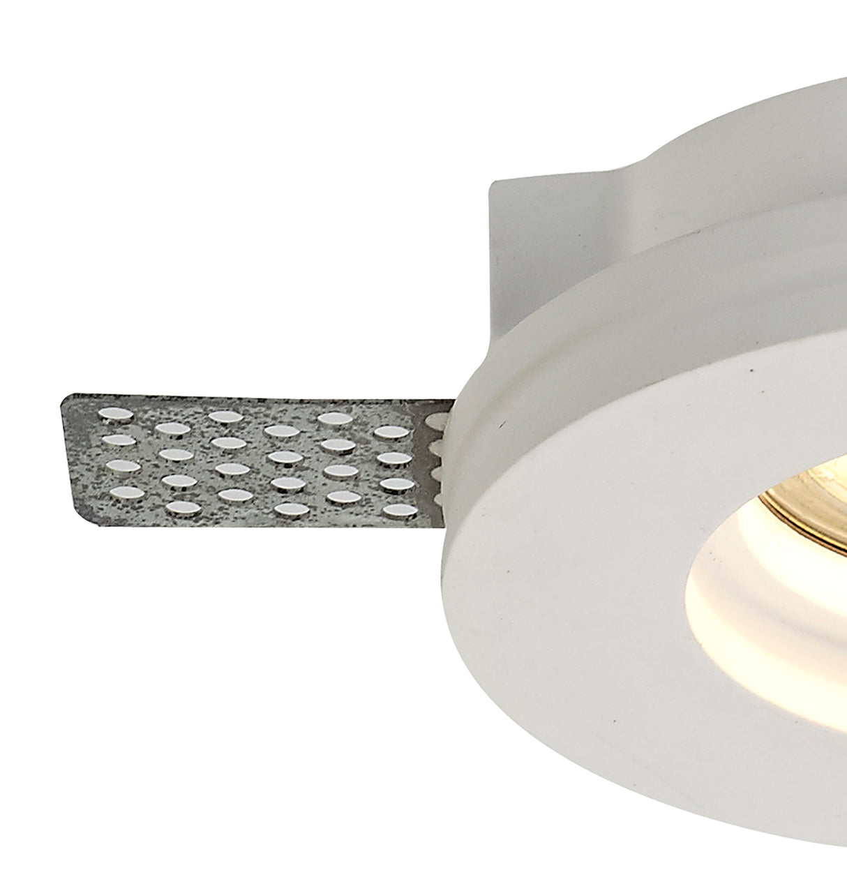 SKA0717 Skat Stepped Downlight Round 1 Light in a White Paintable Finish