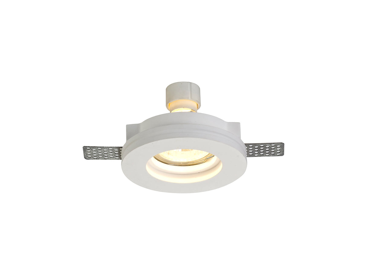 SKA0717 Skat Stepped Downlight Round 1 Light in a White Paintable Finish