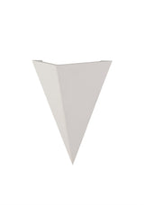 SKA3177 Skat Triangle Wall Lamp 1 Light in a White Paintable Finish