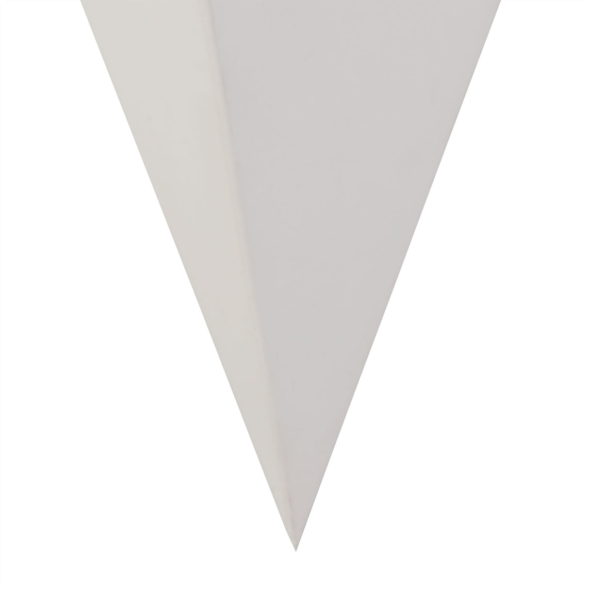 SKA3177 Skat Triangle Wall Lamp 1 Light in a White Paintable Finish