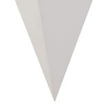 SKA3177 Skat Triangle Wall Lamp 1 Light in a White Paintable Finish