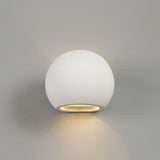 SKA4177 Skat Round Ball Wall Lamp 1 Light in a White Paintable Finish