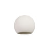 SKA4177 Skat Round Ball Wall Lamp 1 Light in a White Paintable Finish