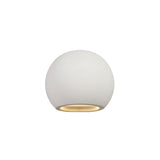 SKA4177 Skat Round Ball Wall Lamp 1 Light in a White Paintable Finish