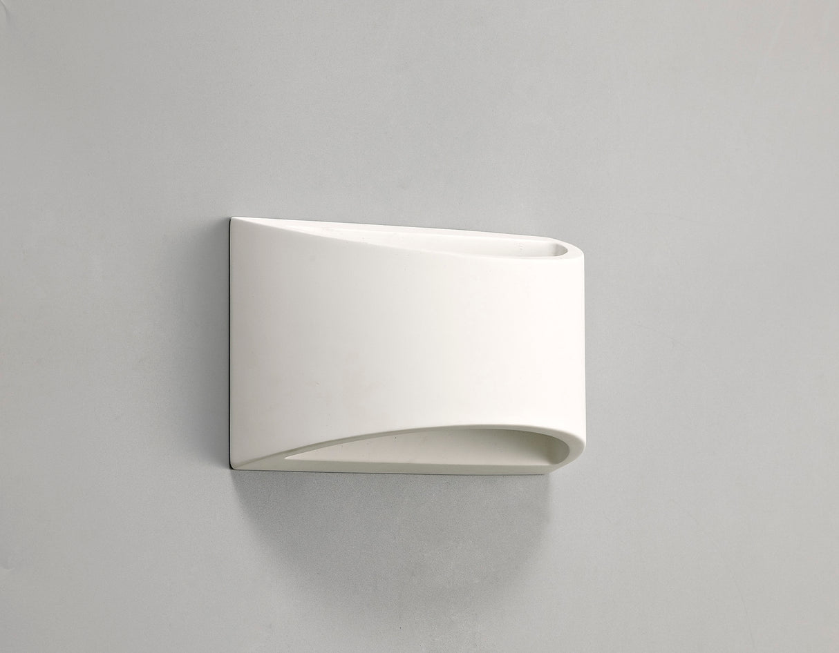 SKA5717 Skat Wall 1 Light in a White Paintable Finish