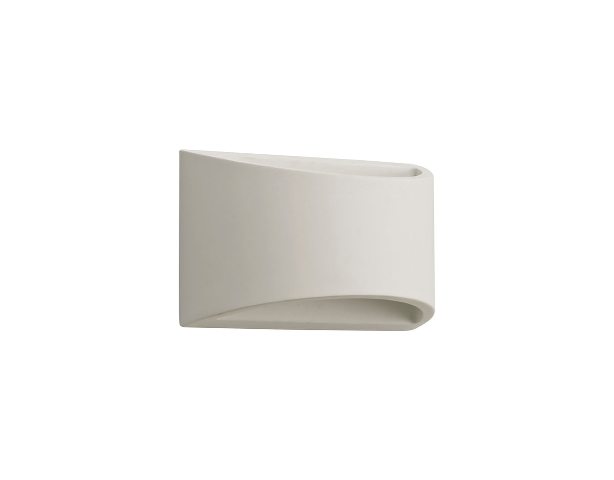 SKA5717 Skat Wall 1 Light in a White Paintable Finish