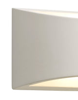 SKA5717 Skat Wall 1 Light in a White Paintable Finish