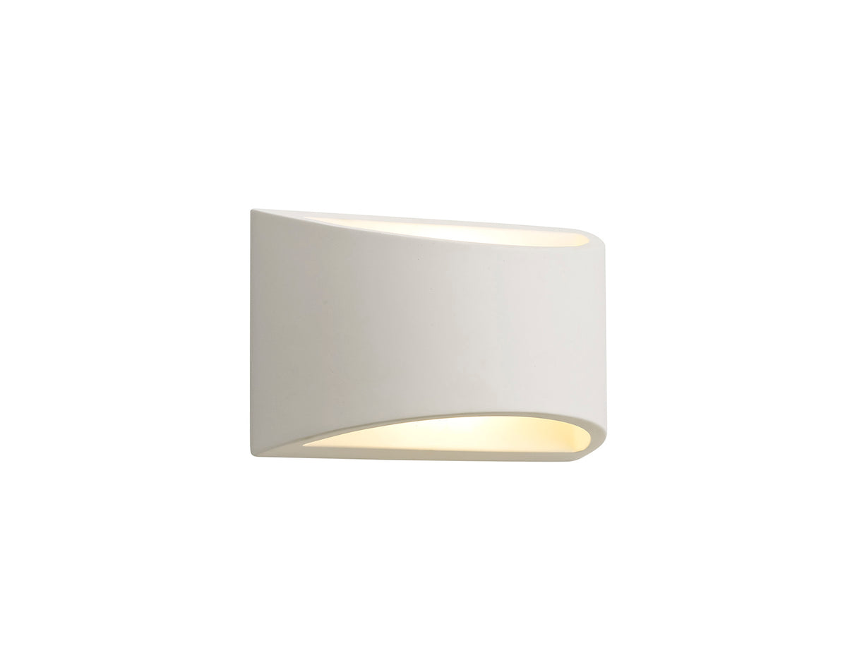 SKA5717 Skat Wall 1 Light in a White Paintable Finish