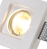 SKA9617 Skat Stepped Downlight Square 1 Light in a White Paintable Finish