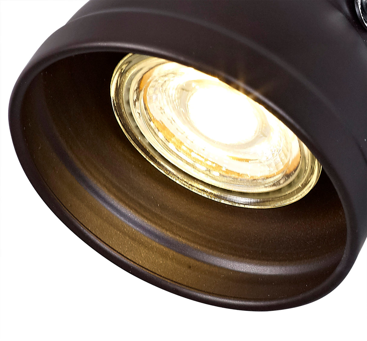 TAB0518 Tabita Adjustable Switched Spotlight 1 Light in a Oiled Bronze/Chrome Finish