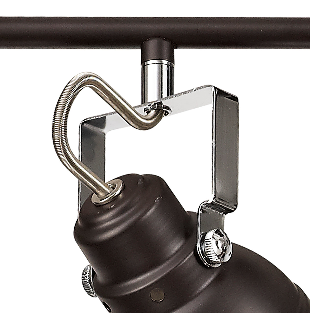 TAB2518 Tabita Linear Bar Adjustable Spotlight 4 Light in a Oiled Bronze/Chrome Finish