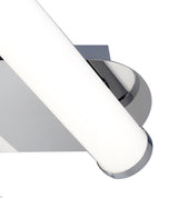 TAI2207 Taiyi Wall 2 Light 18W LED in a Chrome/Opal White Finish, Suitable for Bathrooms