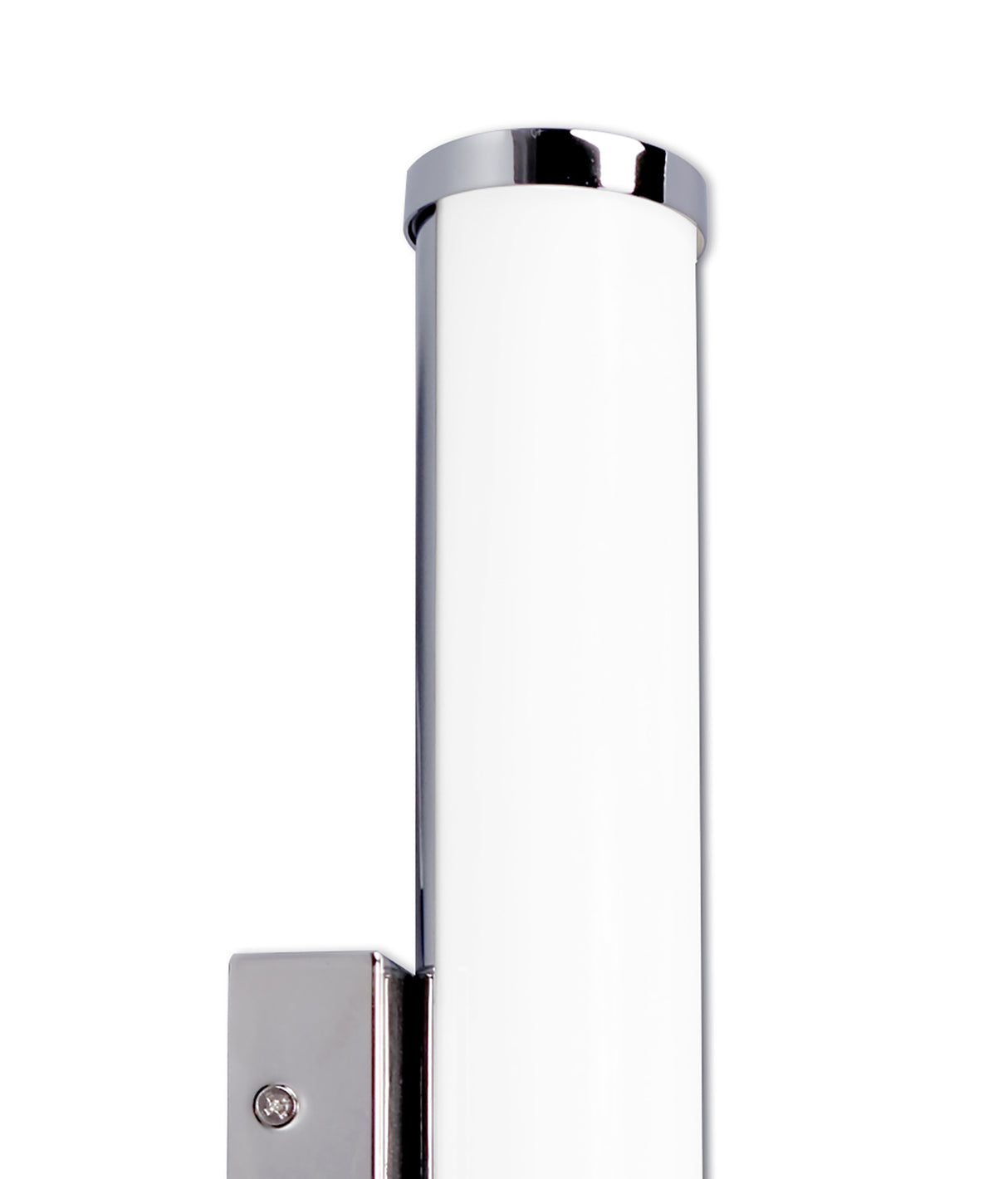 TAI4207 Taiyi Large Wall 1 Light 12W LED in a Chrome/Opal White Finish, Suitable for Bathrooms