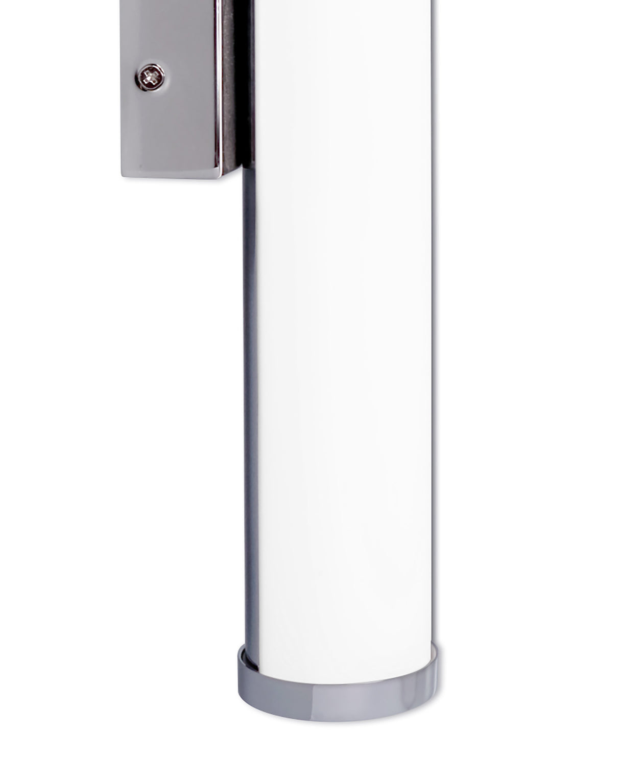 TAI4207 Taiyi Large Wall 1 Light 12W LED in a Chrome/Opal White Finish, Suitable for Bathrooms