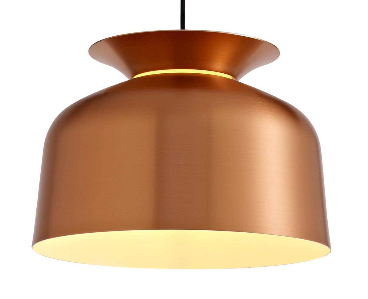 TAL0067 Talitha Pendant 1 Light in a Copper Finish