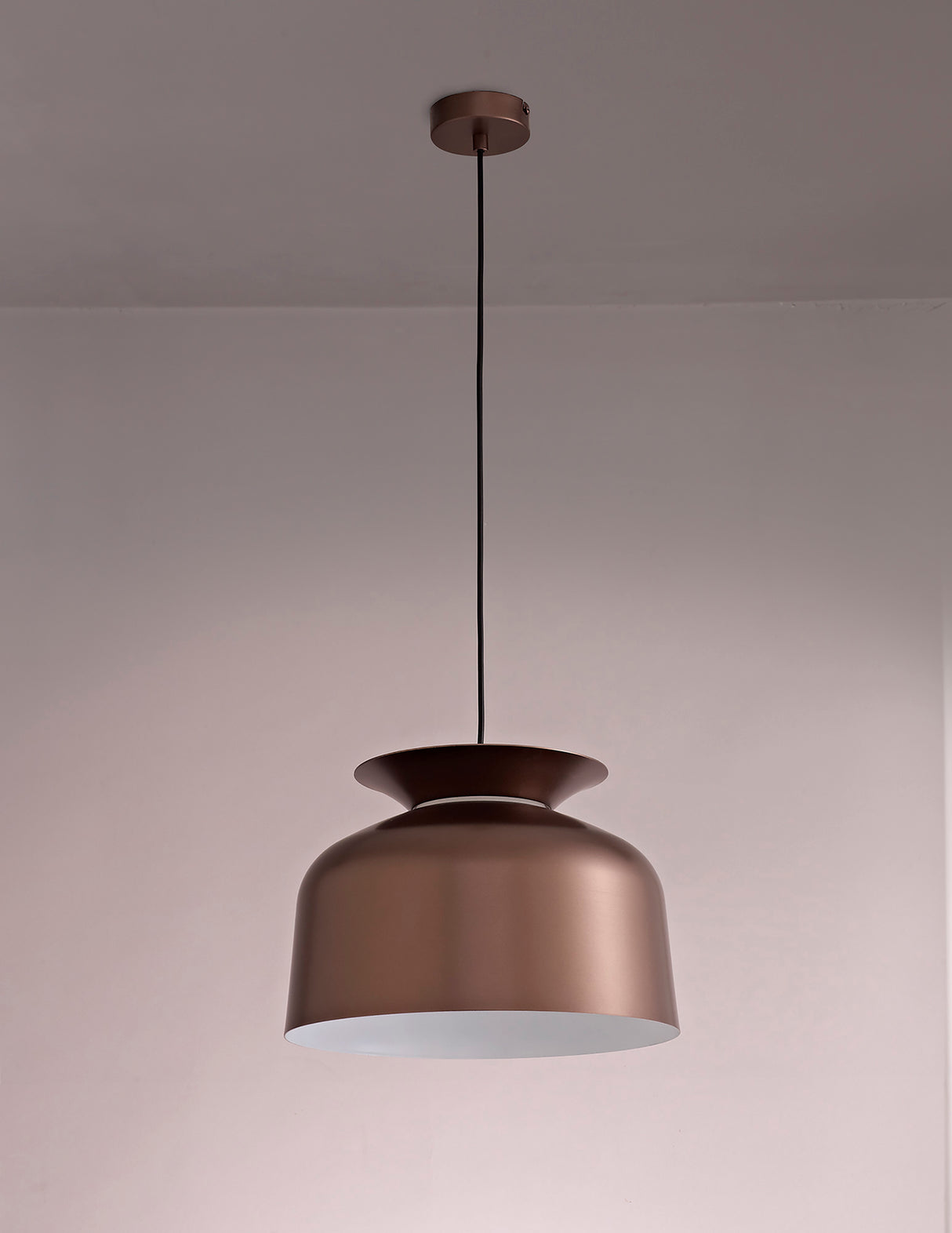 TAL1067 Talitha Pendant 1 Light in a Gloss Coffee Finish