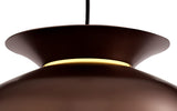 TAL1067 Talitha Pendant 1 Light in a Gloss Coffee Finish